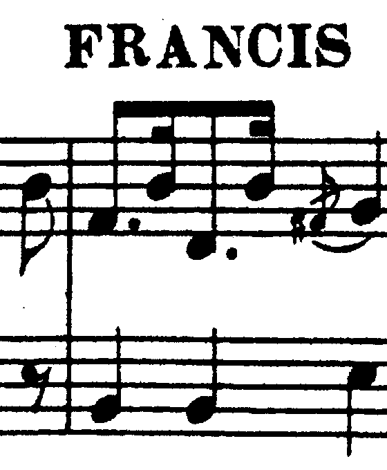 Fragment of sheet music in good quality